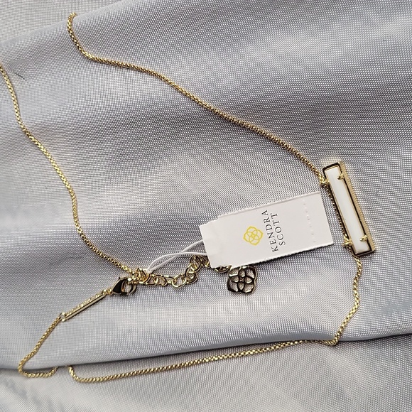 Kendra Scott leanor gld 100 necklace nwt - Picture 1 of 4